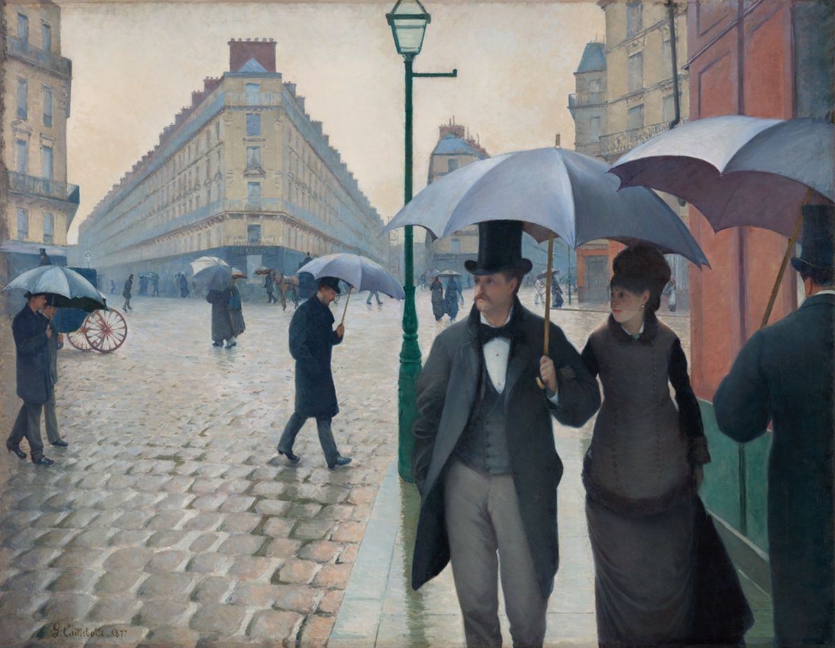 Paris Street; Rainy Day — Gustave Caillebotte