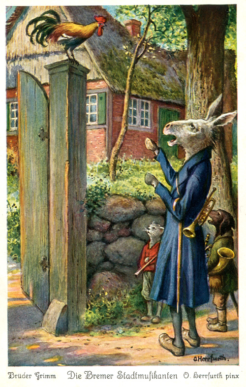 Die Bremer Stadtmusikanten — Oskar Herrfurth