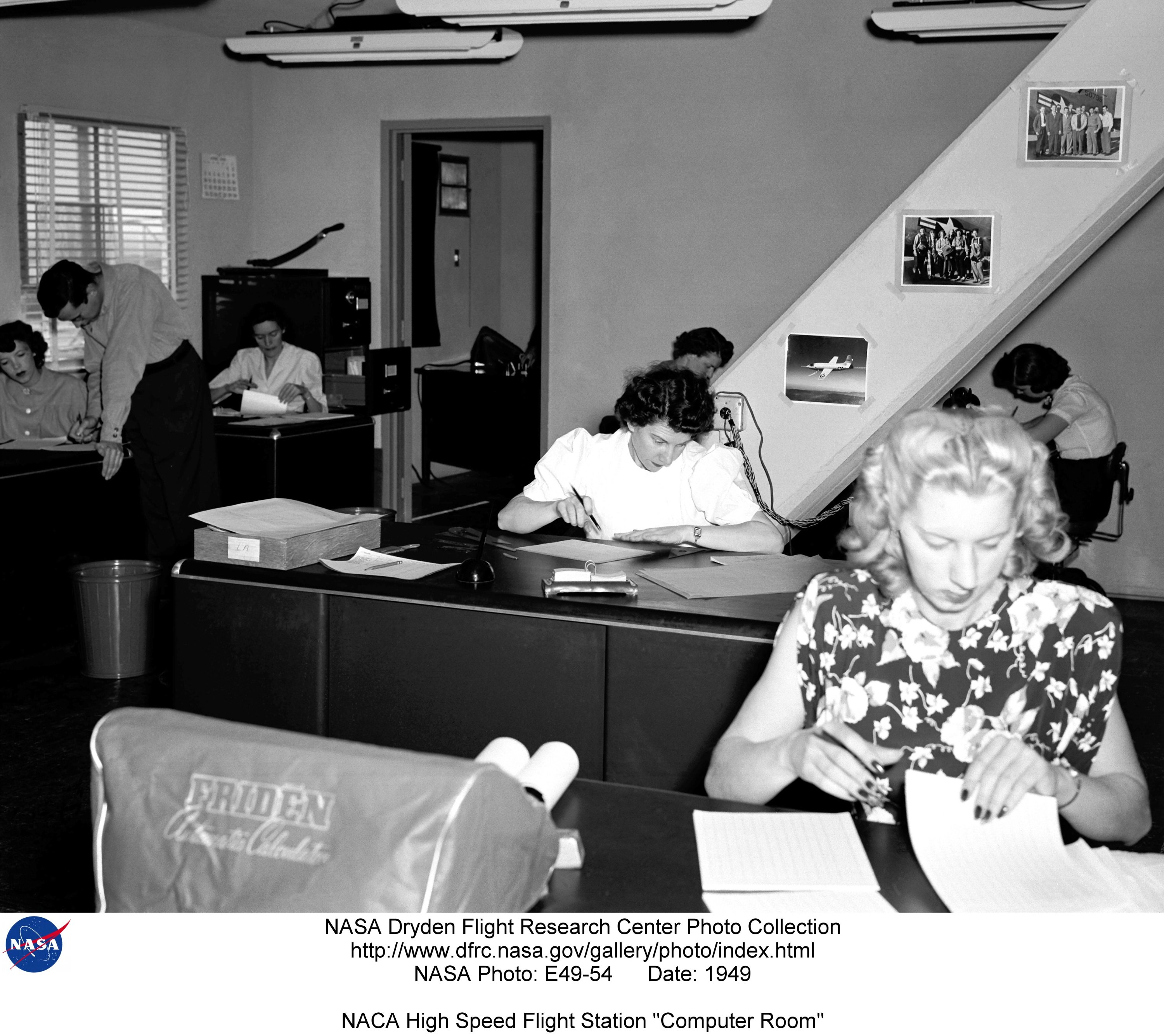 NACA High Speed Flight Station "Computer" Room (7538108706) — NASA on The Commons